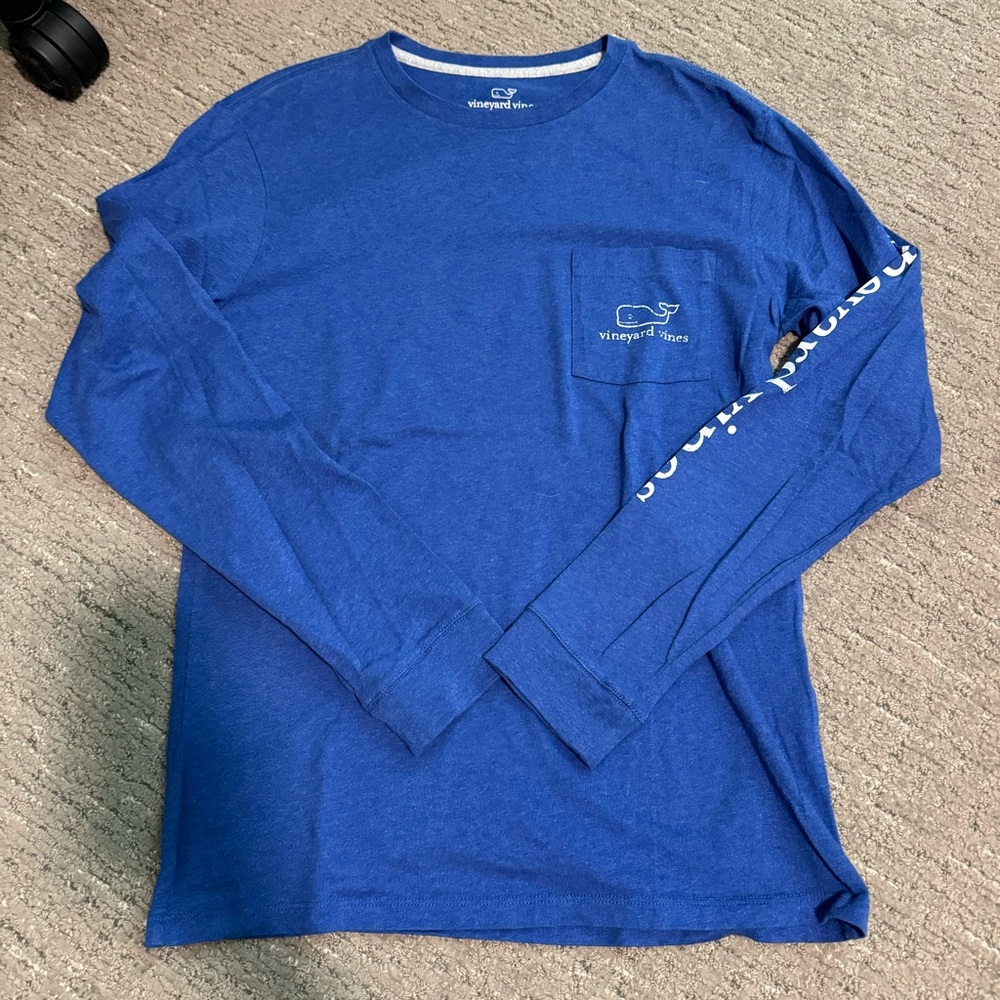 Vineyard Vines Royal blue long sleeve tee